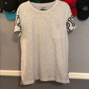 Victoria’s Secret PINK T-shirt White Gray, Black M